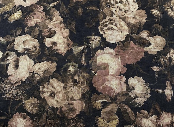 Print lyocell linen fabric by the yard