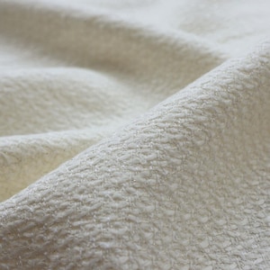 Tweed wool fabric by the yard