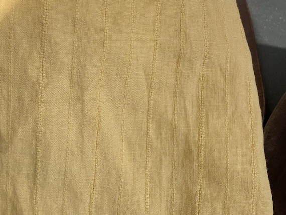 Jacquard Striped Linen fabric by the yard