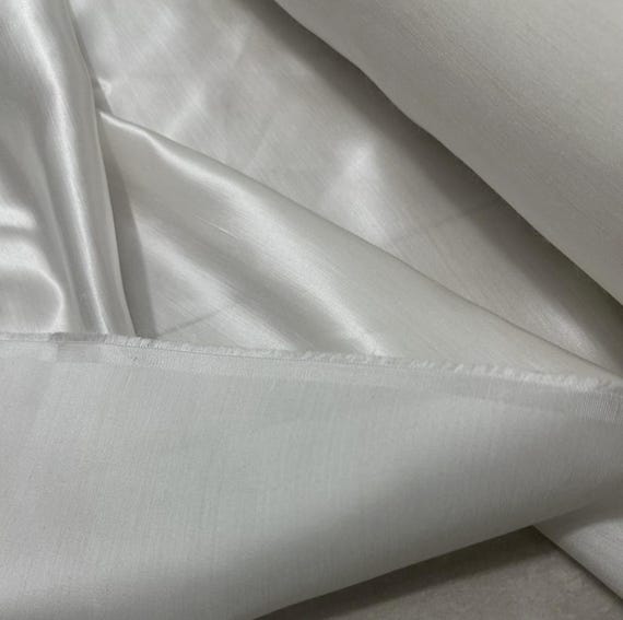 Silk linen fabric by the yard