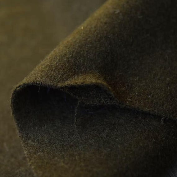 Double Sided Wool fabric by the yard