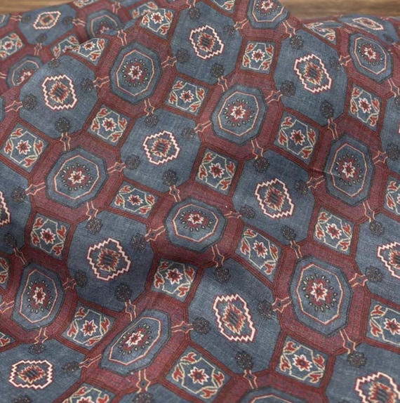 Print ramie fabric by the yard