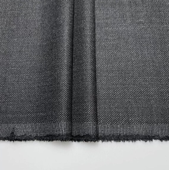 Worsted wool fabric by the yard