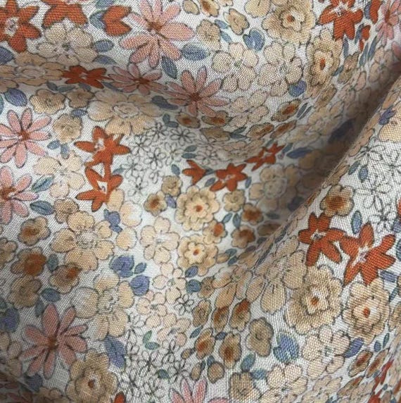 Print ramie fabric by the yard
