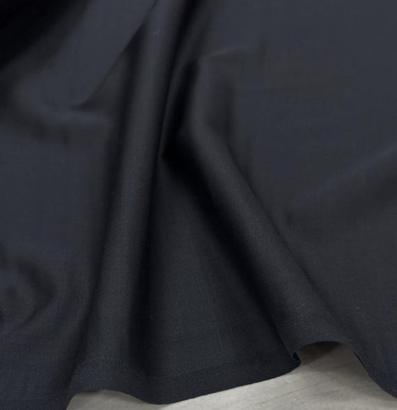 Worsted Merino Wool fabric by the yard