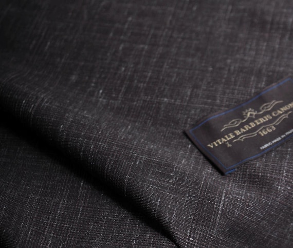 Italian Fabric Wool Linen fabric by the yard for Suiting