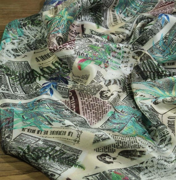 Print cupra fabric, Print cupro fabric by the yard
