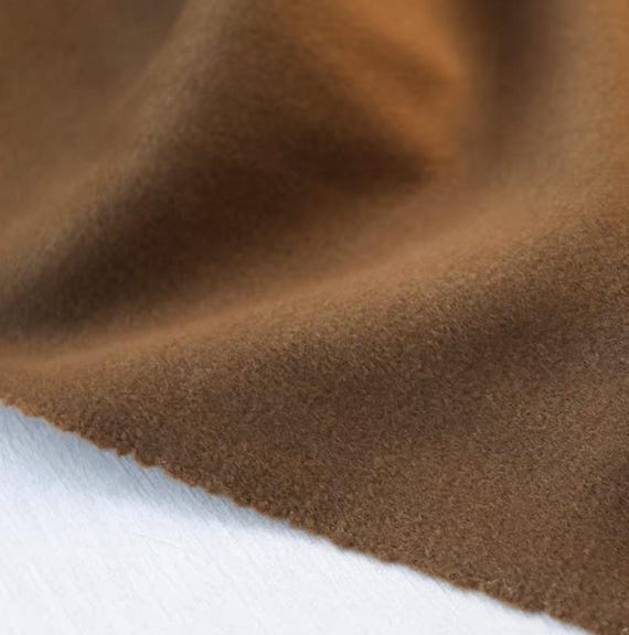 Double Sided wool fabric by the yard