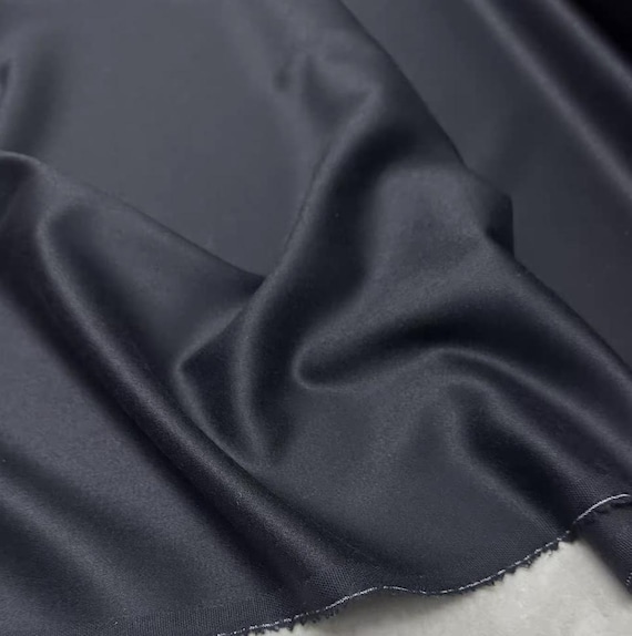 Silk wool fabric by the yard