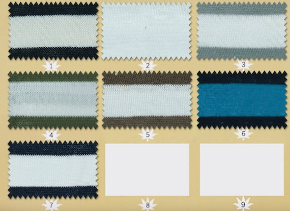 145gsm Striped Knit ramie fabric by the yard