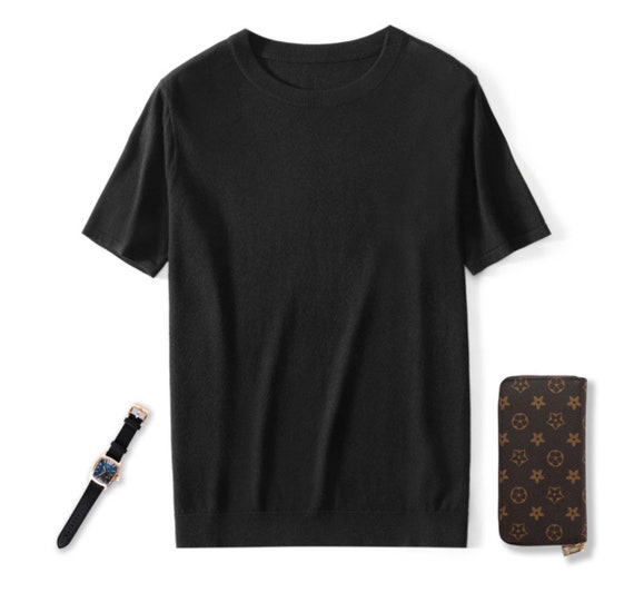 Silk Cashmere Knit T shirts