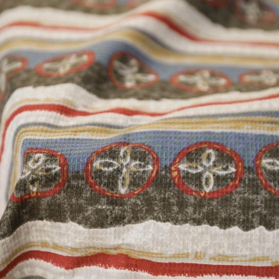 Striped jacquard cotton fabric, Print cotton fabric by the yard