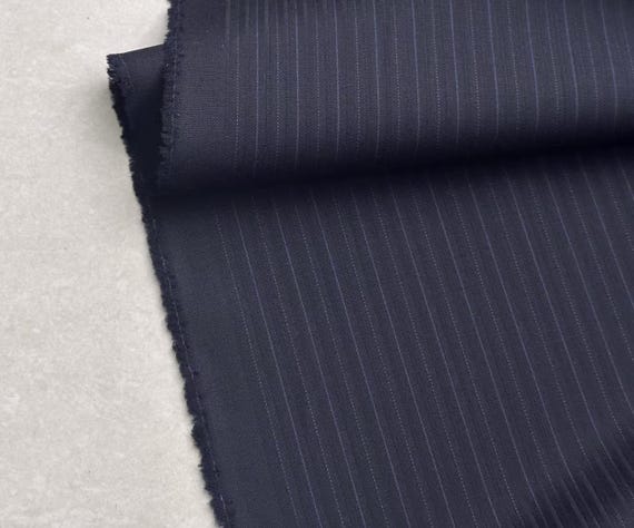 Herringbone worsted wool fabric by the yard