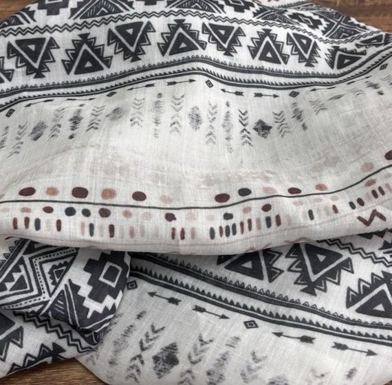 Print ramie fabric by the yard