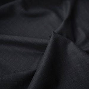 Plaid wool fabric by the yard