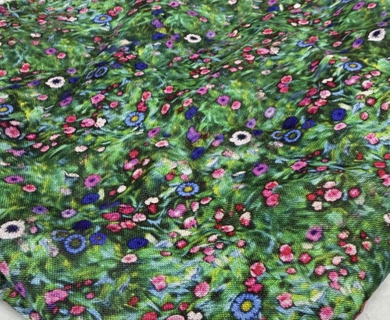 Print linen fabric by the yard