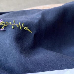 Linen tencel fabric by the yard