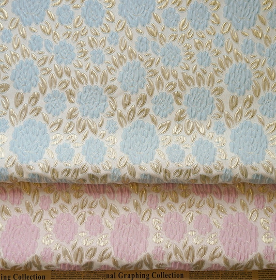 Jacquard fabric, Embossed fabric, Brocade fabric by the yard