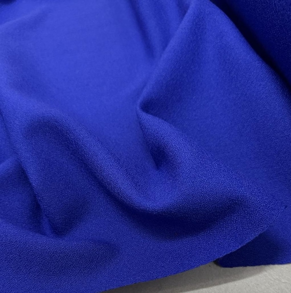 Worsted crepe wool fabric by the yard