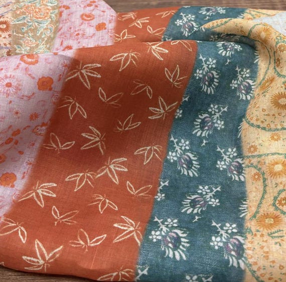 Print ramie fabric by the yard