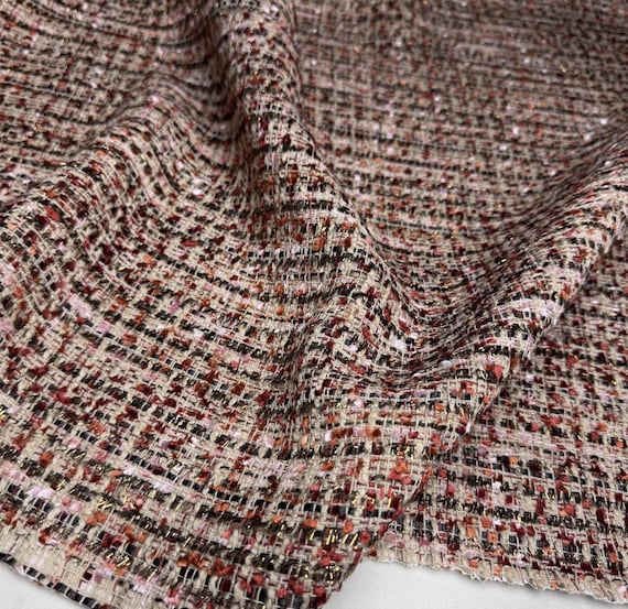 Tweed fabric by the yard