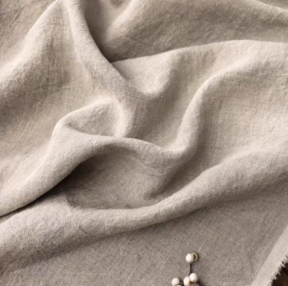 Undyed hemp fabric by the yard