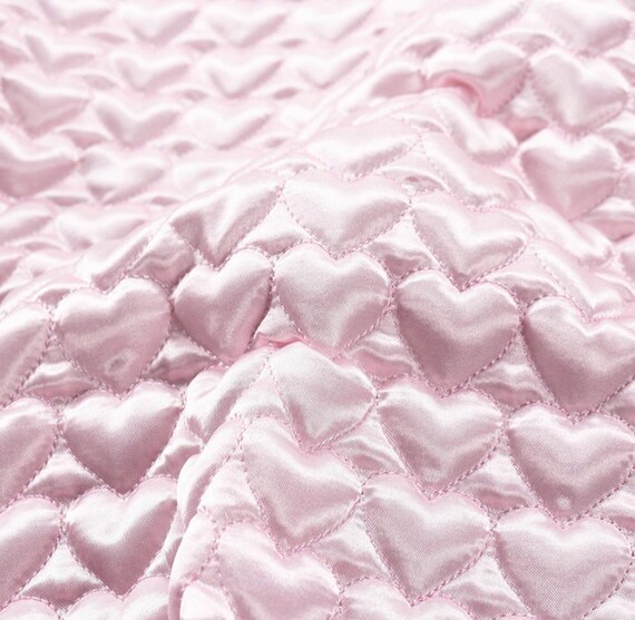 Multi options Flower embroidery satin quilted padded fabric by the yard