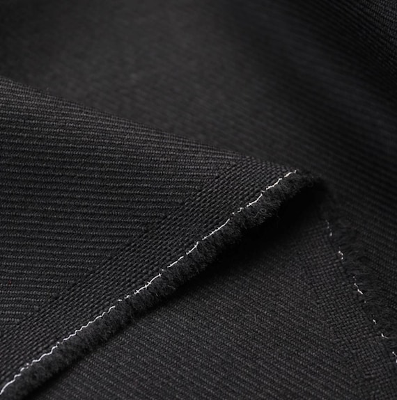 Twill Wool fabric by the yard