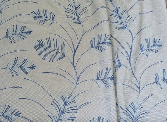 Embroidery jacquard cotton fabric By the yard