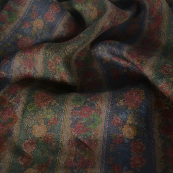 Print linen fabric by the yard
