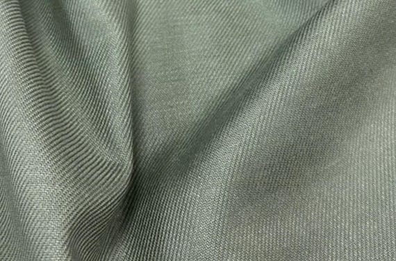 Twill linen fabric by the yard