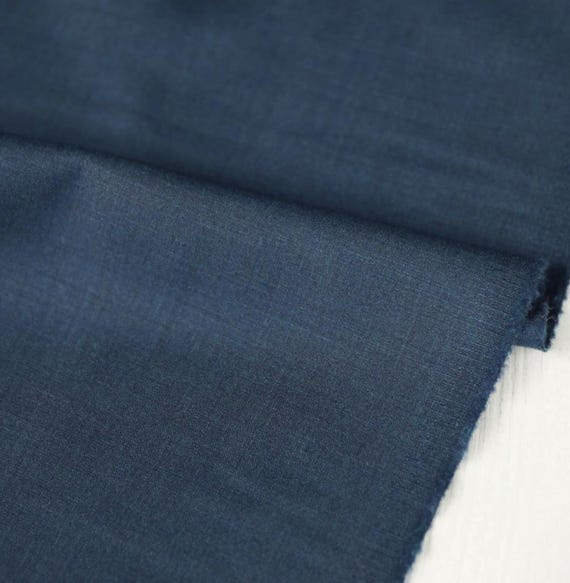 Worsted wool fabric by the yard