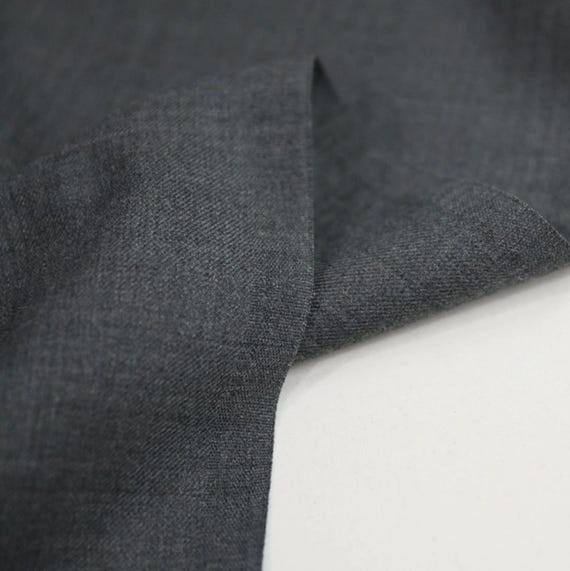 Worsted Wool fabric by the yard