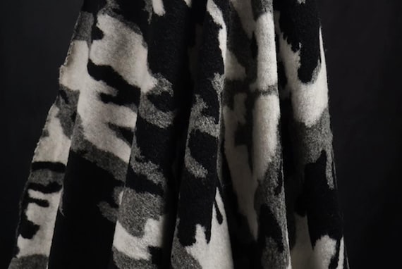 Knit Wool fabric by the yard