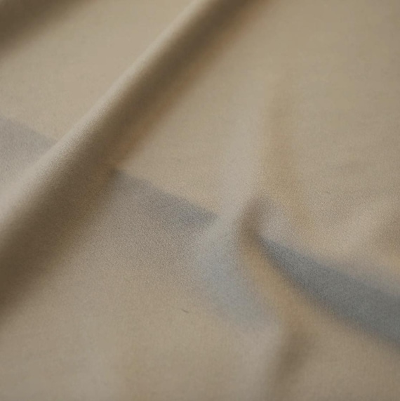 Crepe Worsted Wool fabric by the yard
