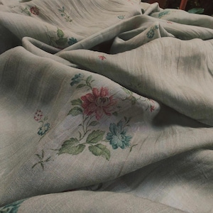 Print ramie fabric by the yard