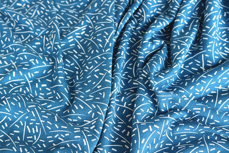 Print Knit silk jersey fabric by the yard Etsy