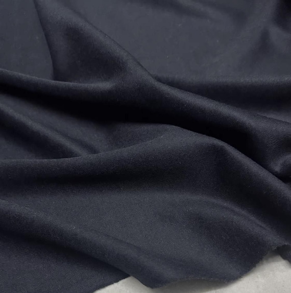 Knit cashmere wool fabric by the yard