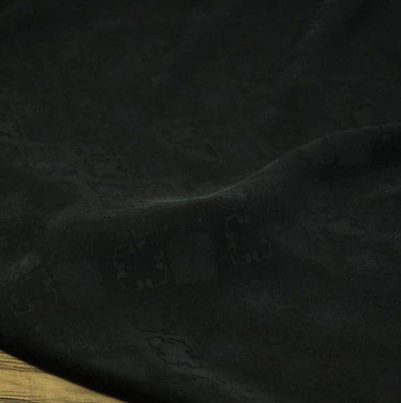 Jacquard cupra cupro fabric by the yard