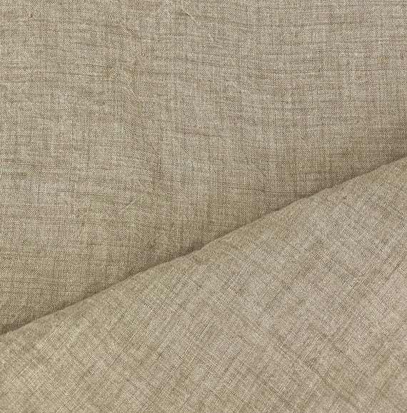 130gsm Yarn dyed linen fabric by the yard Multi color options