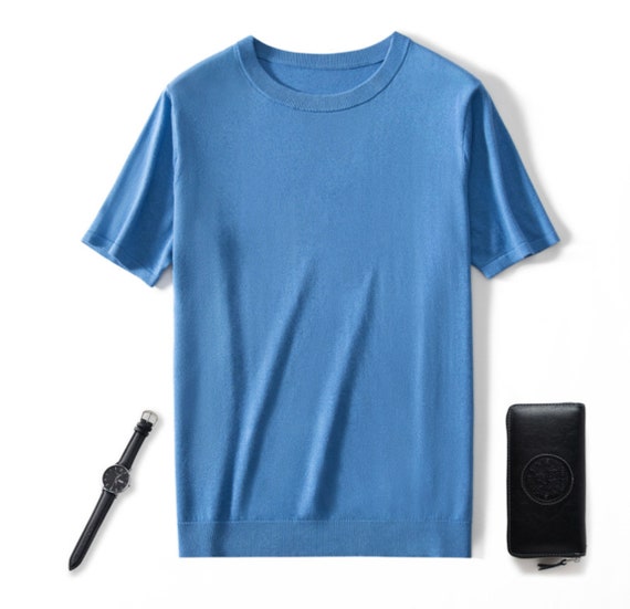 Silk Cashmere Knit T shirts