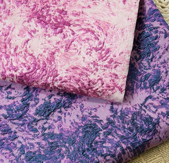 Multi Color Options Jacquard brocade fabric by the yard