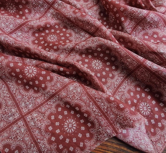 Print ramie fabric by the yard