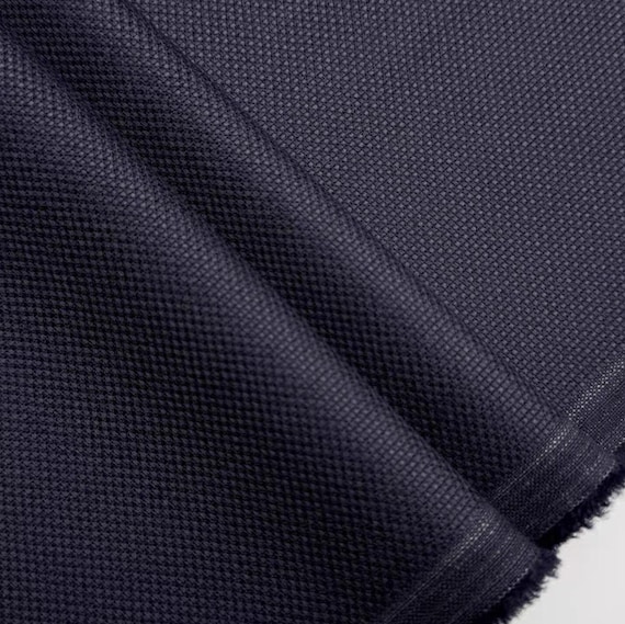 Worsted wool fabric by the yard