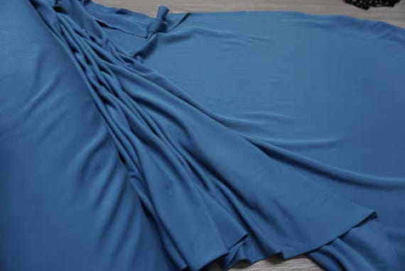 Knit silk jersey fabric by the yard