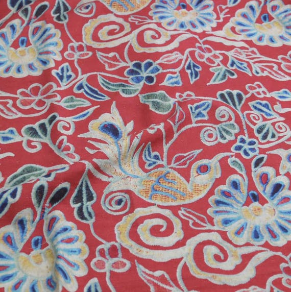 Print linen fabric by the yard