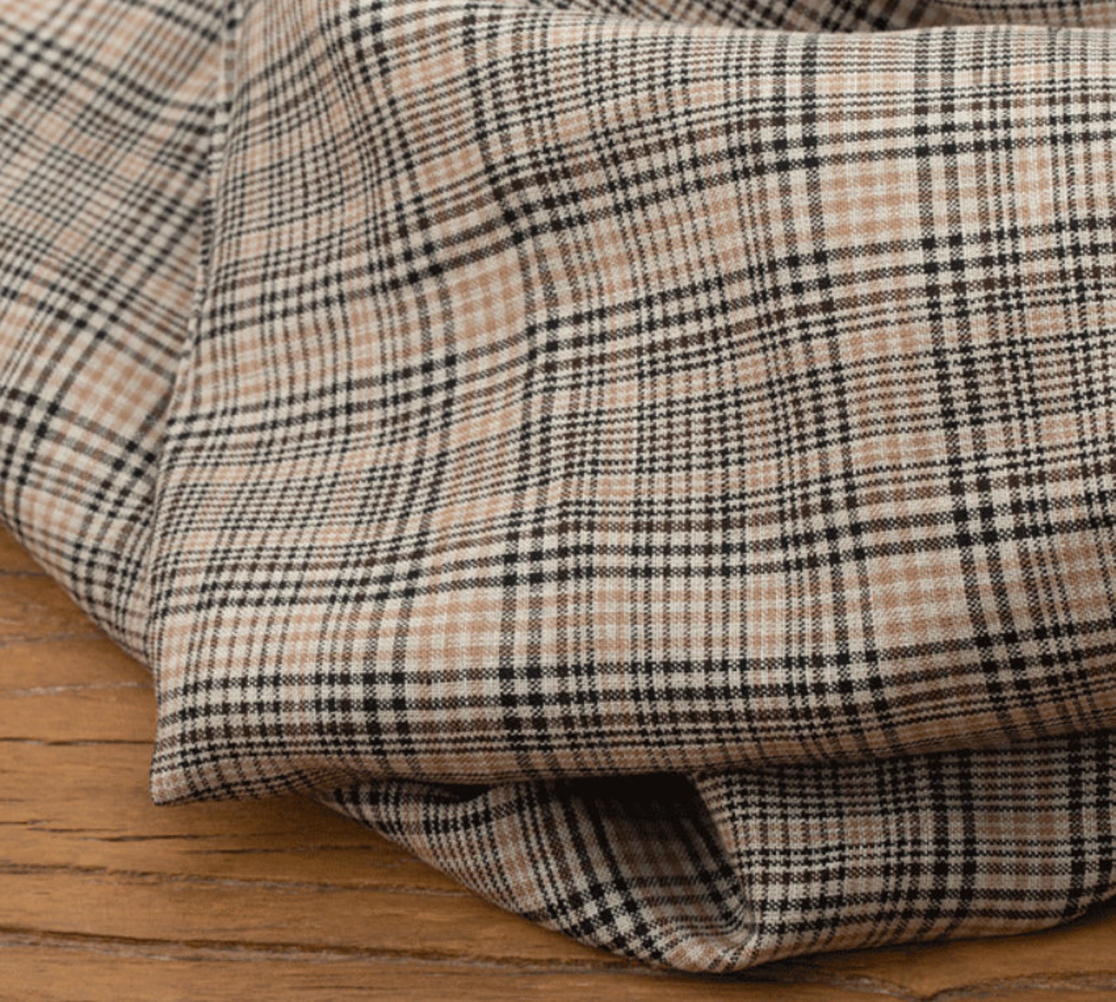 Plaid Linen Fabric by the Yard - Etsy UK
