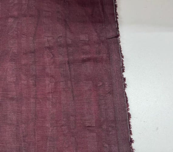 Textured Crinkled Special Dyed Hemp fabric by the yard