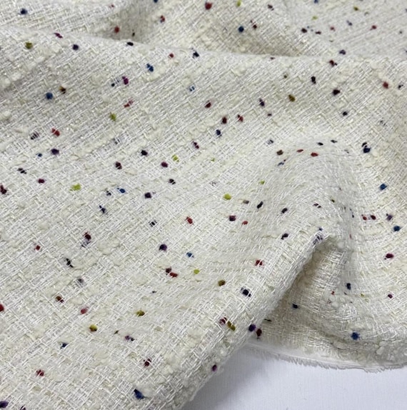 Tweed fabric by the yard