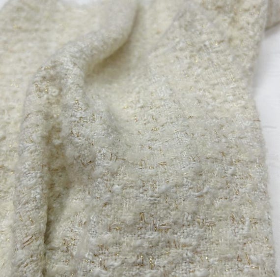 Tweed fabric by the yard
